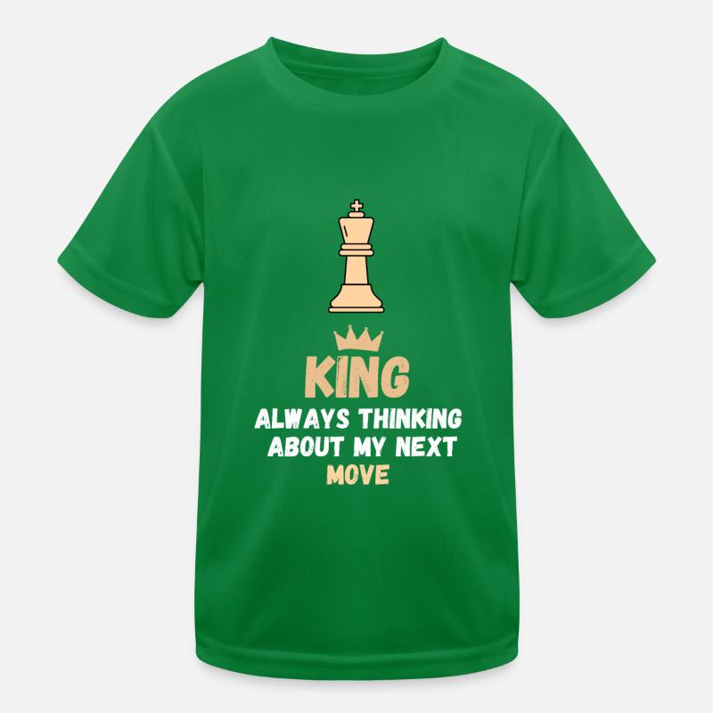 Chess Saying Gift Checkmate Queens Gambit Kids Functional T-Shirt