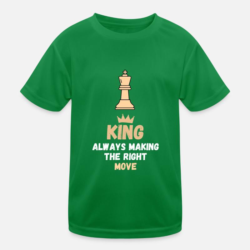 Chess Saying Gift Checkmate Queens Gambit Kids Functional T-Shirt