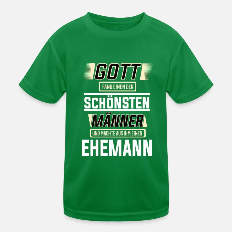 Ehemann einer der schönsten Männer der Welt Kinder Funktions-T-Shirt