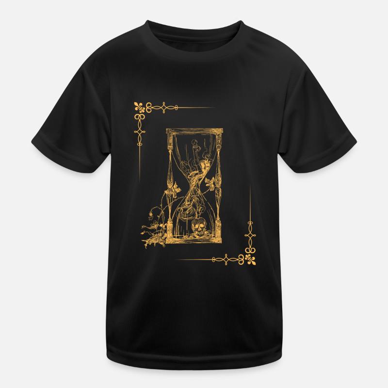 Sanduhr Design Kinder Funktions-T-Shirt