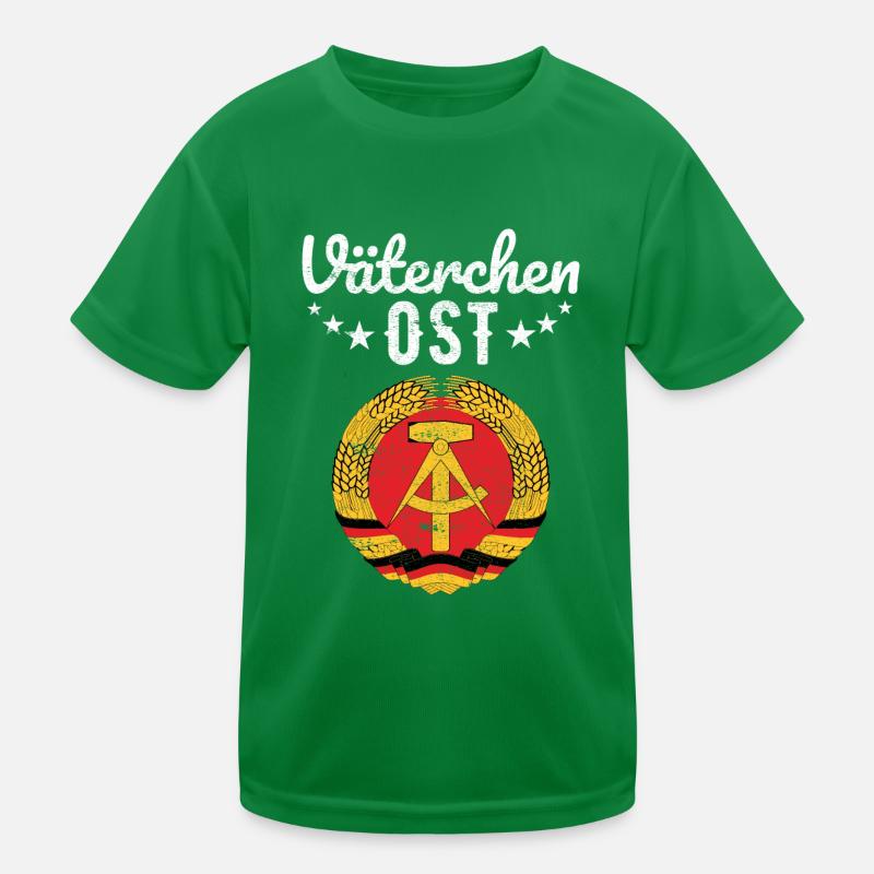 Väterchen Ost DDR Ossi Geschenk Kinder Funktions-T-Shirt