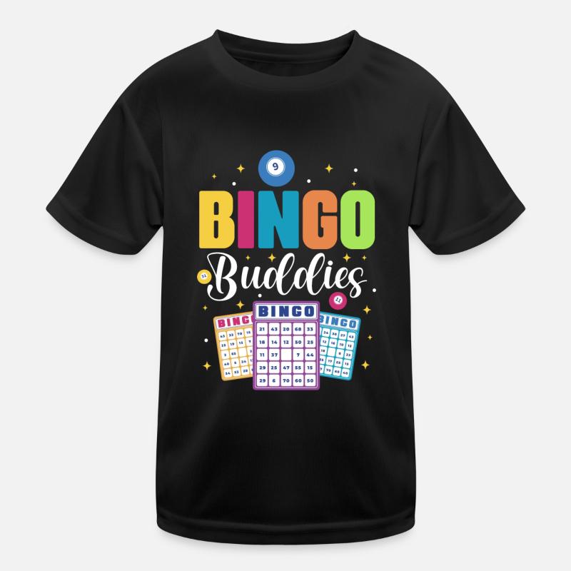 Bingo Buddies - Bingo Game Lover Bingo Winner Fan Kids Functional T-Shirt