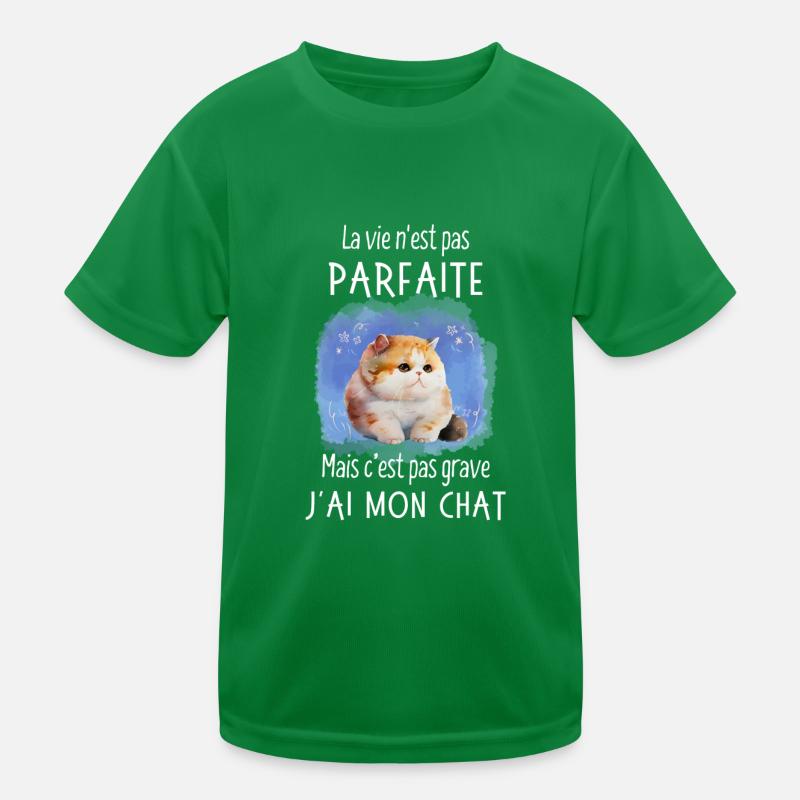 Mais C’est Pas Grave J'ai Mon Chat Humour T-shirt sport Enfant