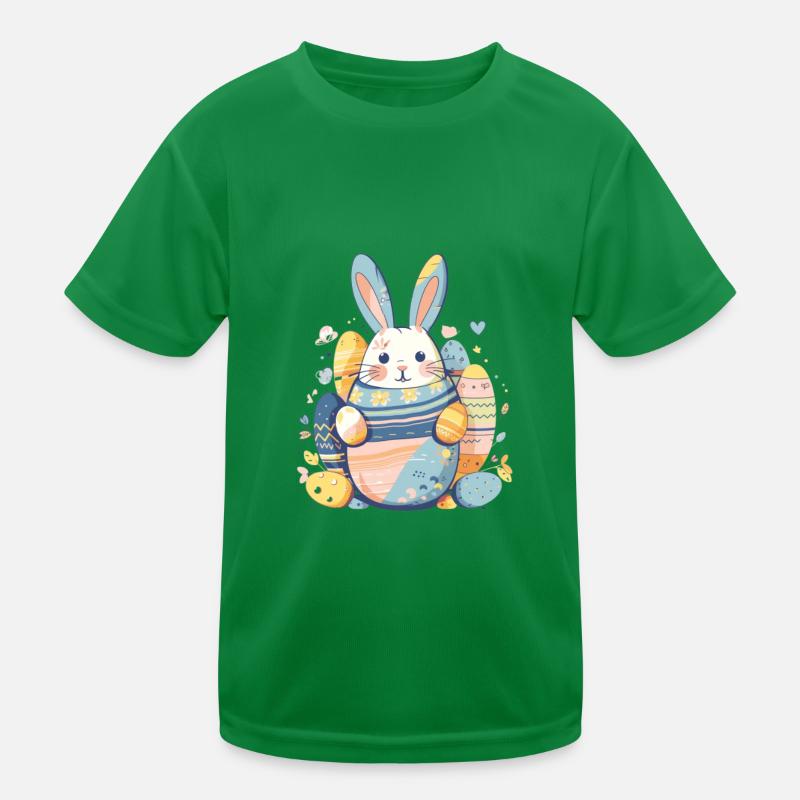 Easter Bunny Kids Functional T-Shirt