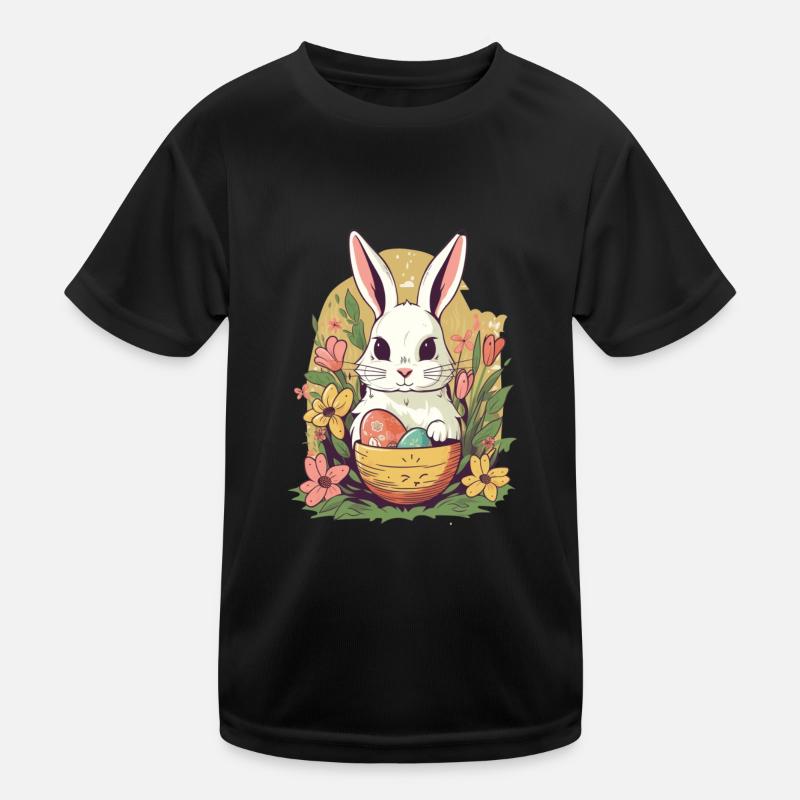 Lapin de Pâques T-shirt sport Enfant
