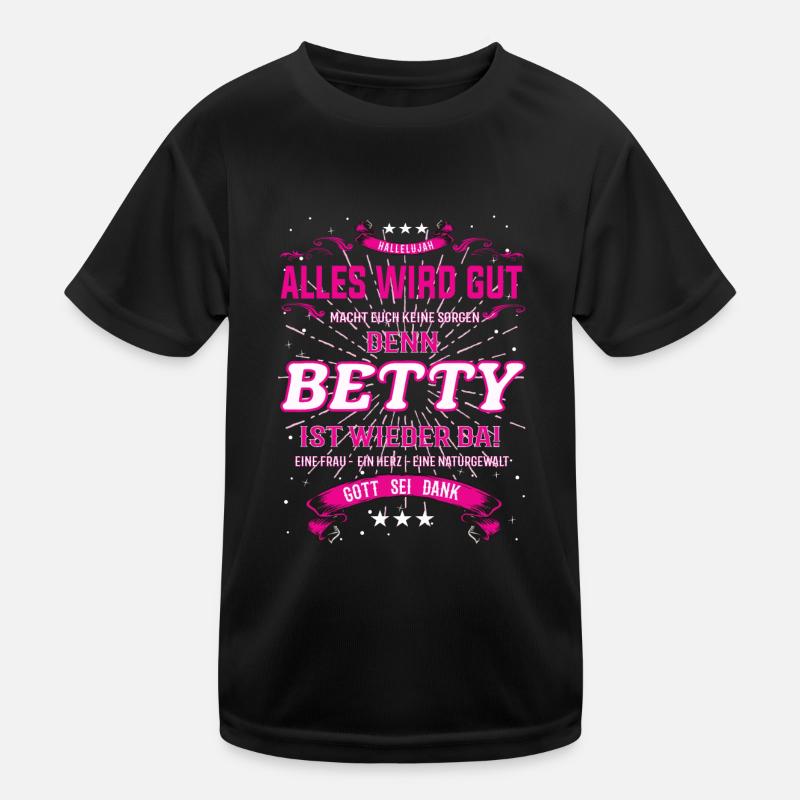 Betty Design, Alles wird gut Kinder Funktions-T-Shirt