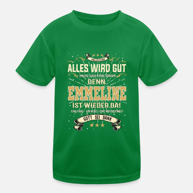 Emmeline Design, alles wird gut Kinder Funktions-T-Shirt