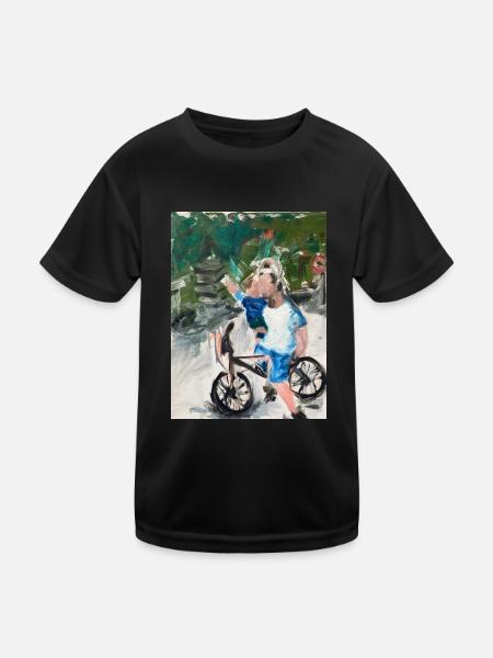 Ensemble / Gemeinsam - T-shirt sport Enfant - noir - Devant