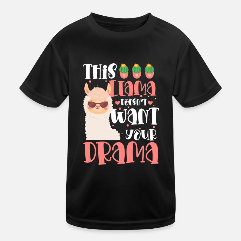 Chameau Fluffy Éleveur de drame T-shirt sport Enfant