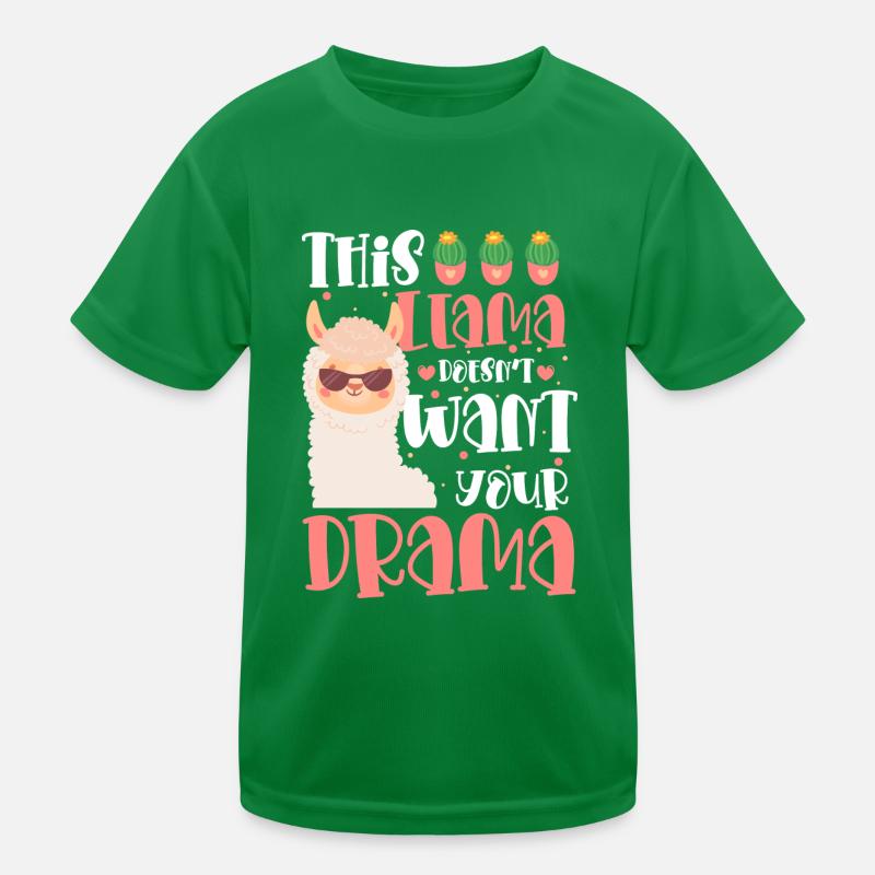 Chameau Fluffy Éleveur de drame T-shirt sport Enfant