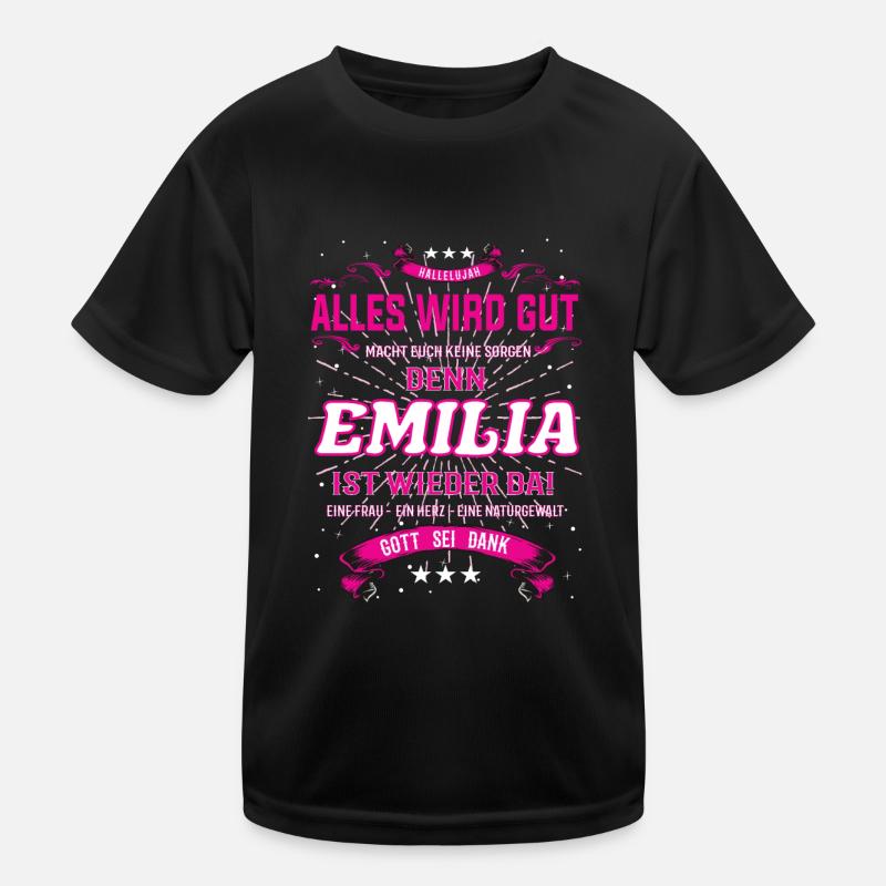 Emilia Design, alles wird gut Kinder Funktions-T-Shirt