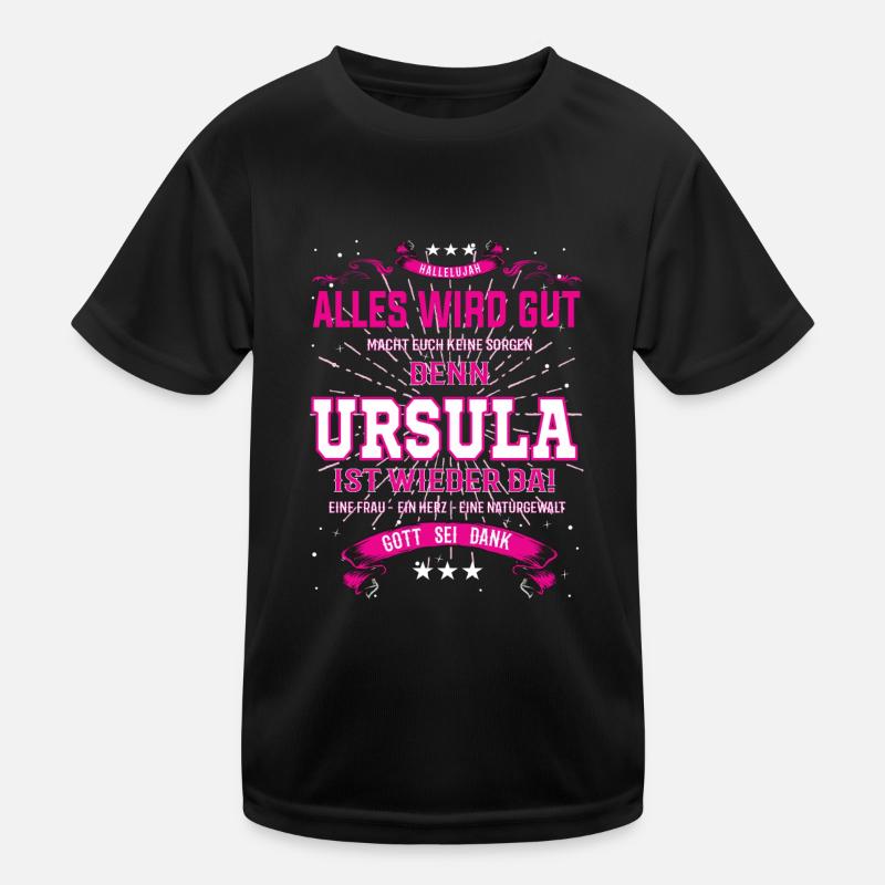 Ursula Design, alles wird gut Kinder Funktions-T-Shirt