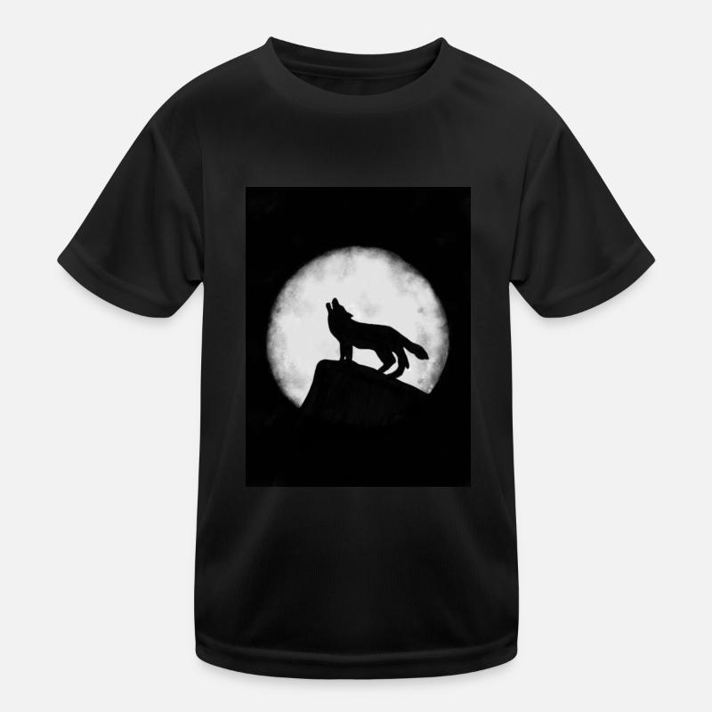 Das Heulen des Wolfes Kinder Funktions-T-Shirt