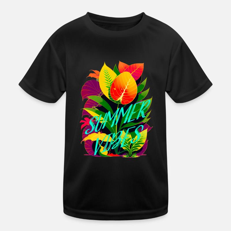 SUMMER VIBES Kinder Funktions-T-Shirt