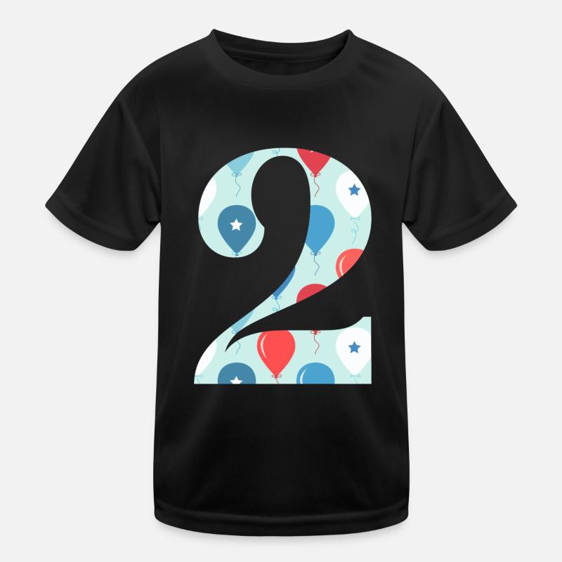 2e anniversaire ballon T-shirt sport Enfant