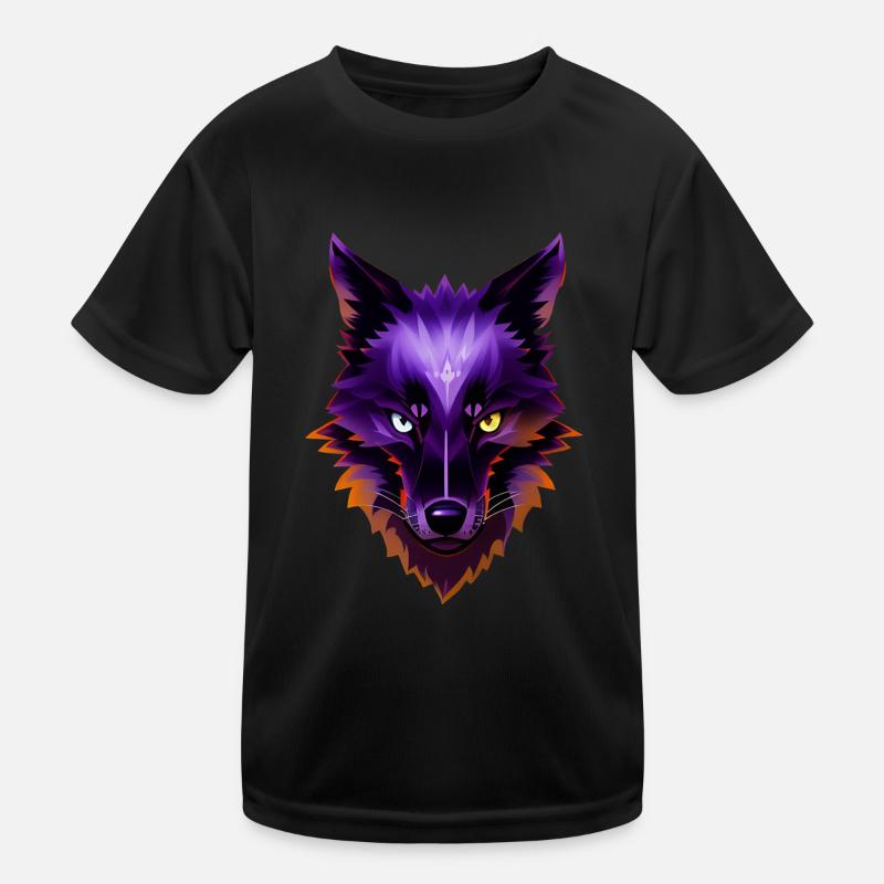 Wolf Kinder Funktions-T-Shirt