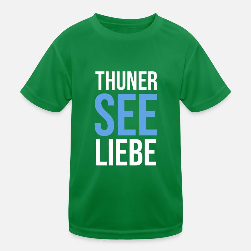 Thunerseeliebe Thunersee-Liebe Kinder Funktions-T-Shirt