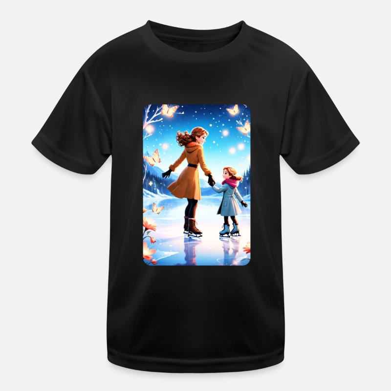 personalisiertes Design-Muttergeschenk Kinder Funktions-T-Shirt