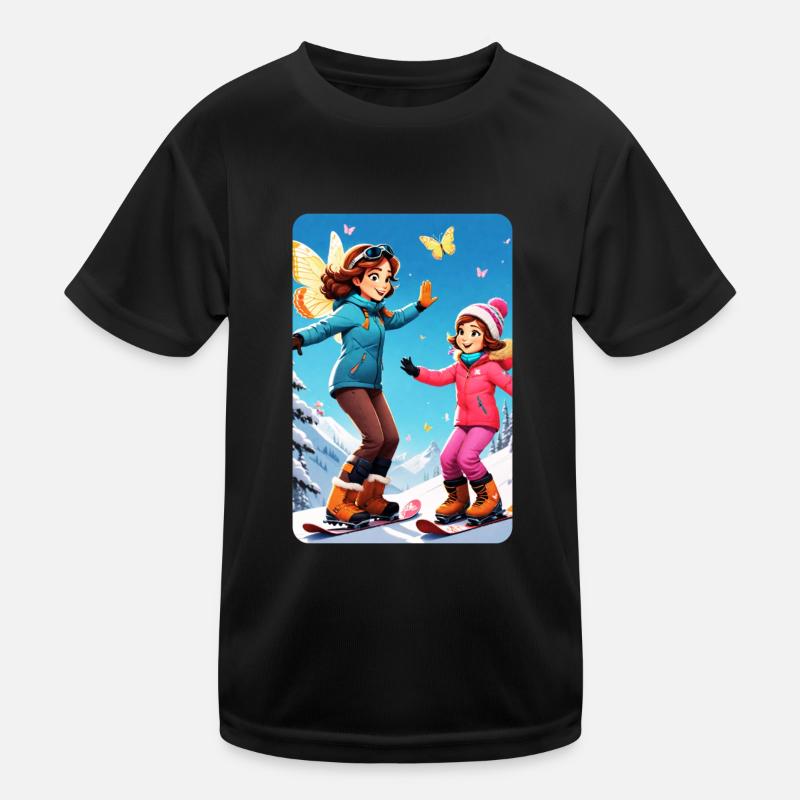 personalisiertes Design-Muttergeschenk Kinder Funktions-T-Shirt