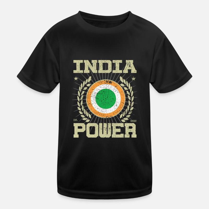 Cool India Design Kids Functional T-Shirt