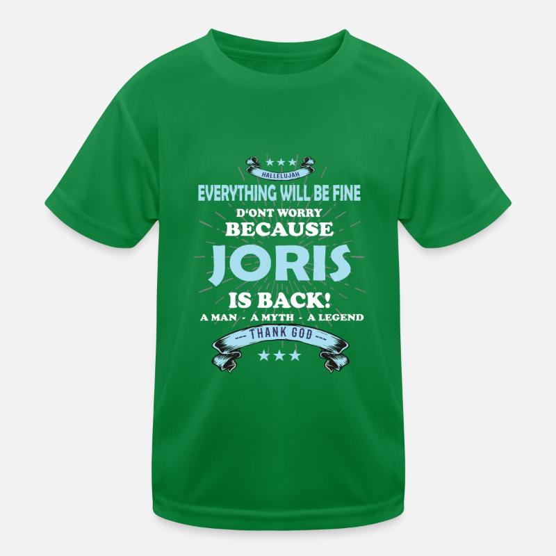 Everything will be fine Joris Is back Kinder Funktions-T-Shirt