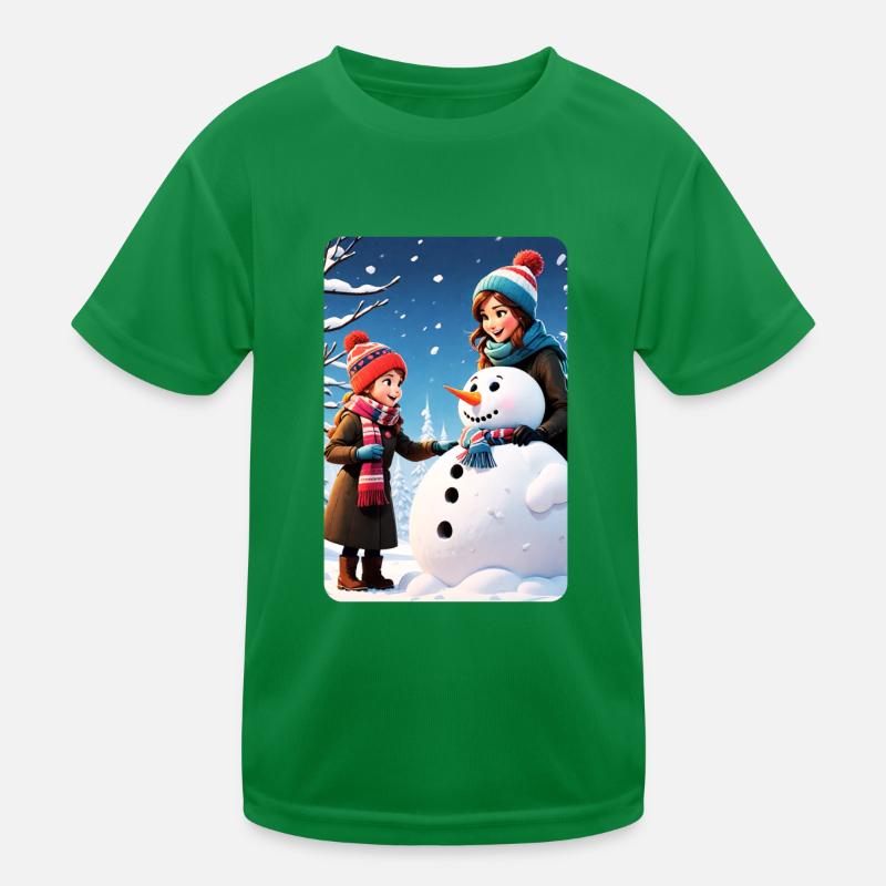 personalisiertes Design-Muttergeschenk Kinder Funktions-T-Shirt