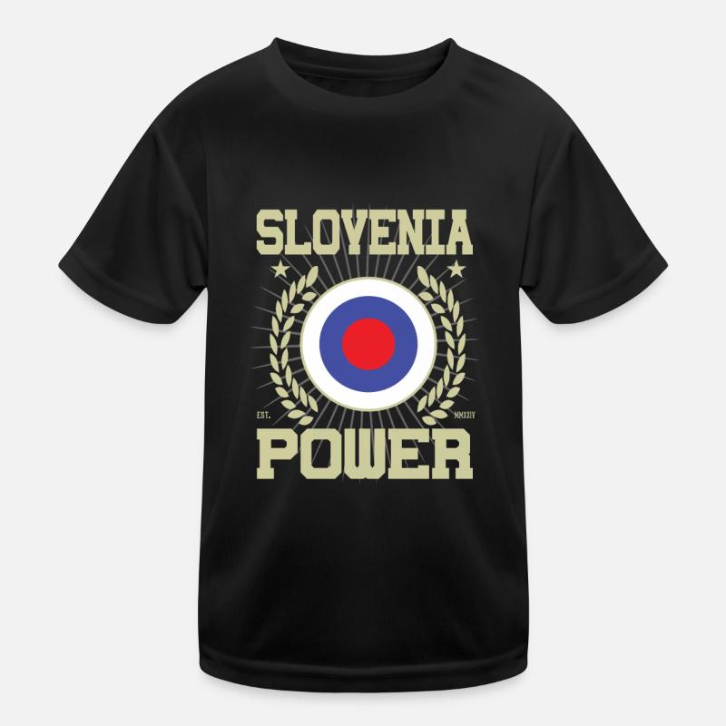 Cool Slovenia Design Kids Functional T-Shirt