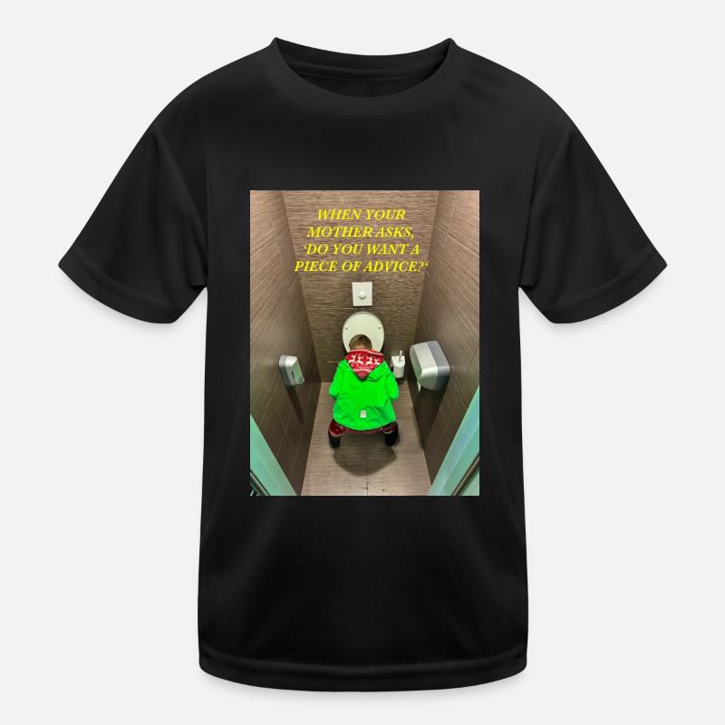 Quand ta mère demande, T-shirt sport Enfant