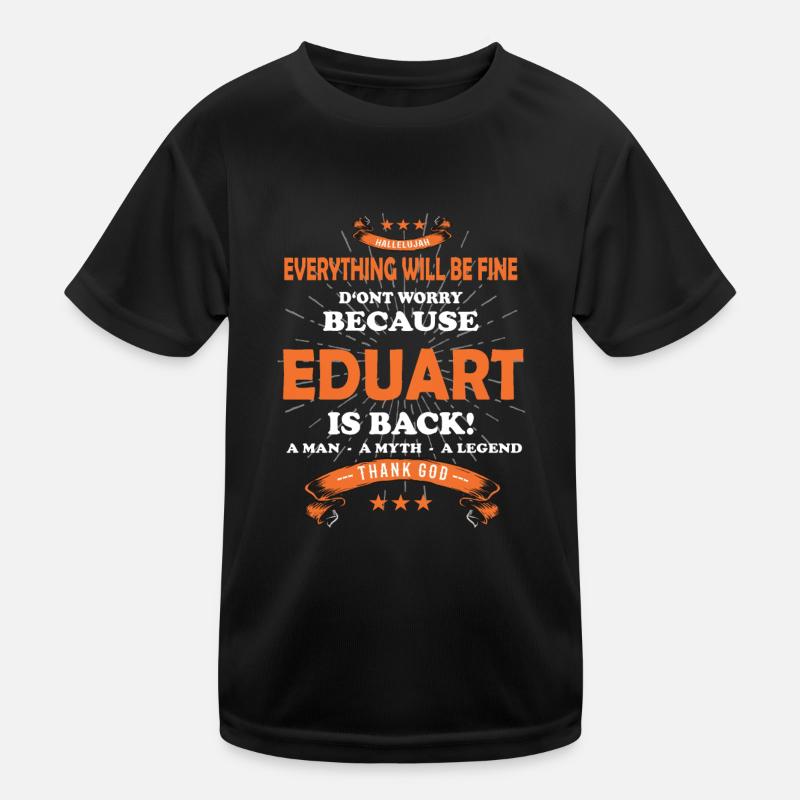 Tout va bien se passer, parce qu’Eduart est là Outfit T-shirt sport Enfant