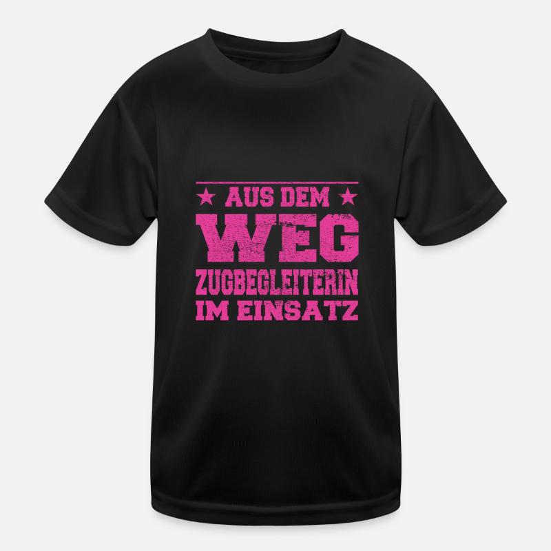 L’accompagnateur de train à l’écart en action Design T-shirt sport Enfant