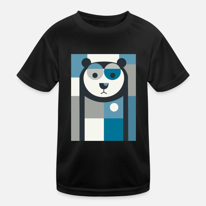 Ours abstrait T-shirt sport Enfant