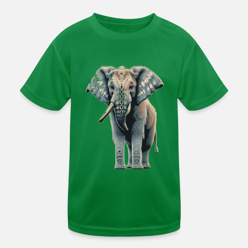 blue elefant Kinder Funktions-T-Shirt
