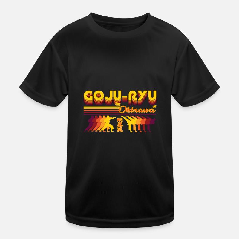 Goju-Ryu Karaté Design Rétro T-shirt sport Enfant