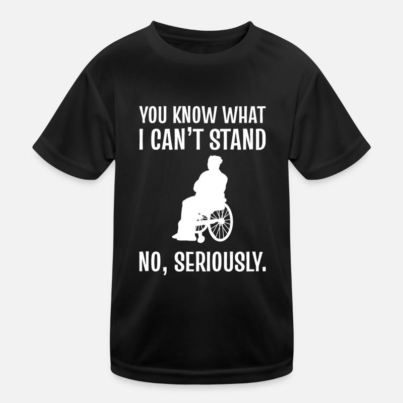 Rollstuhl Kinder Funktions-T-Shirt