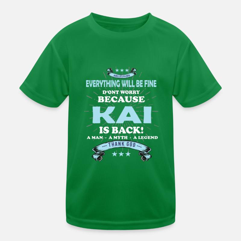 Everything will be fine Kai Is back Kids Functional T-Shirt