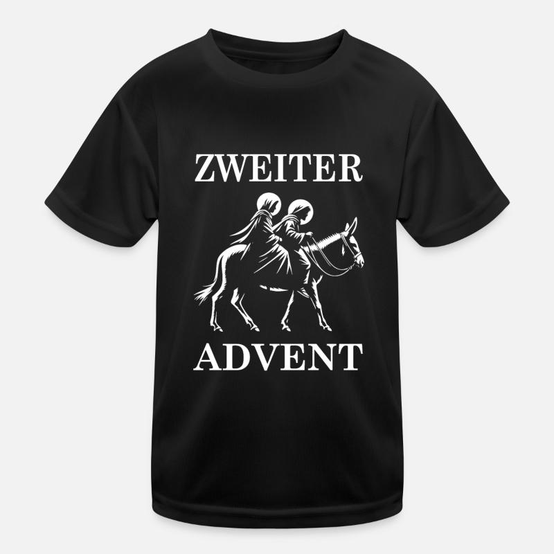 Second avènement avec Marie et Joseph T-shirt sport Enfant