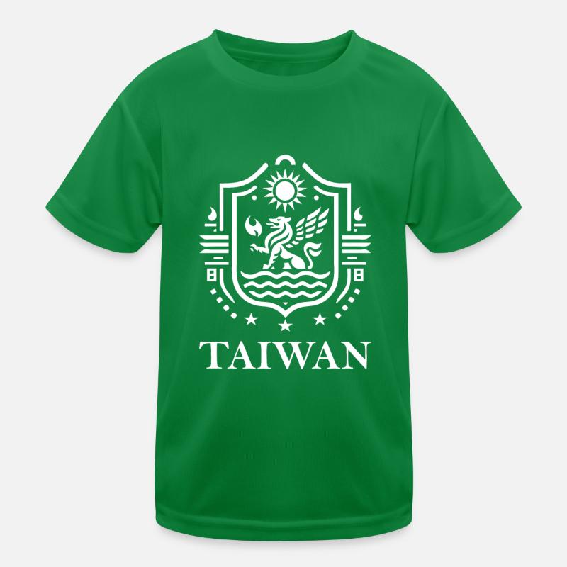 Le design de Taïwan pour le fan T-shirt sport Enfant