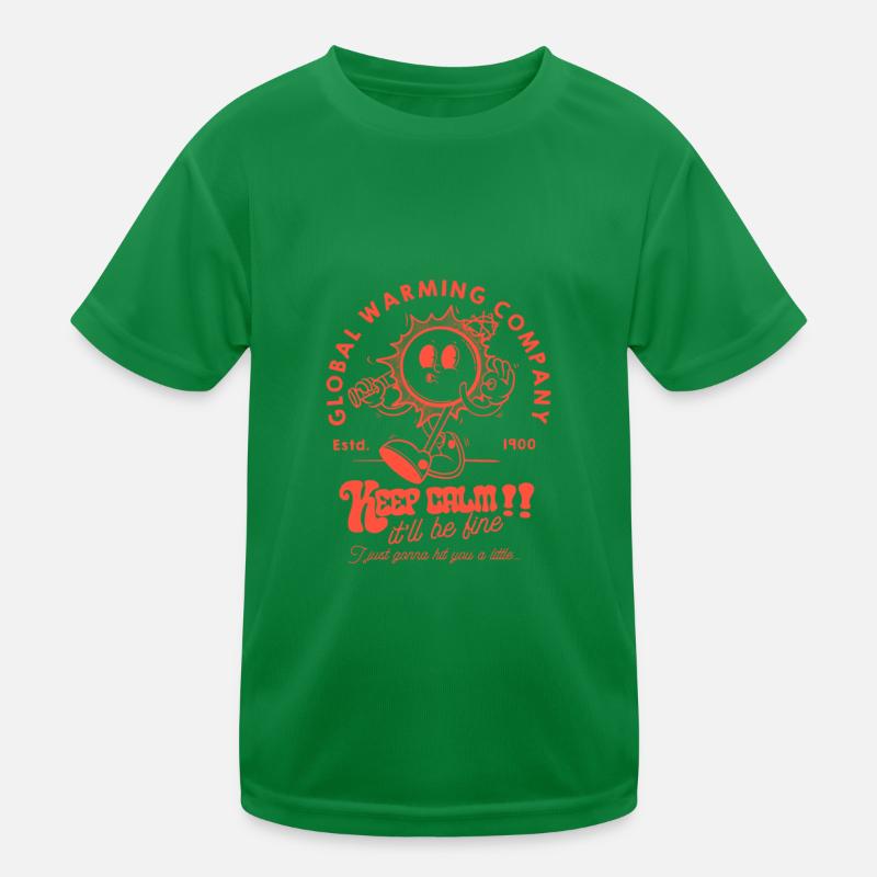 Klimaveränderung Kinder Funktions-T-Shirt