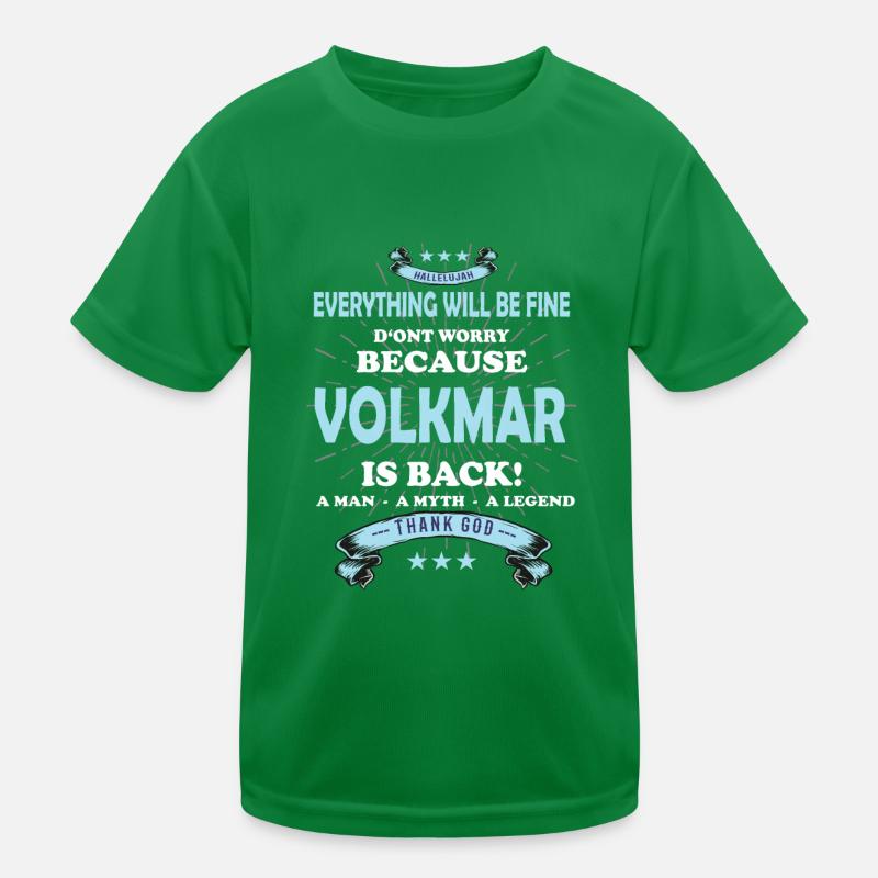 Everything will be fine Volkmar Is back Kids Functional T-Shirt