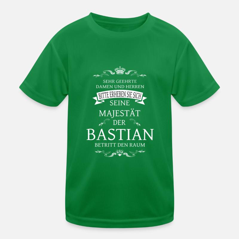 Sa Majesté le Bastian entre dans la salle T-shirt sport Enfant