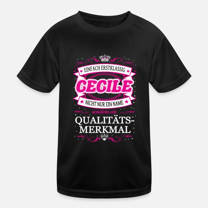 Qualité caractéristique Cécile tout simplement Tenue de premier ordre T-shirt sport Enfant