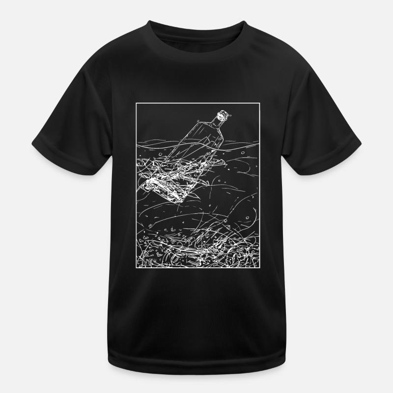 Message in a bottle Kids Functional T-Shirt