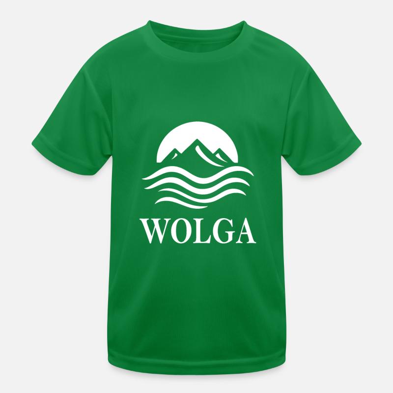 Volga – Conception de la rivière majestueuse T-shirt sport Enfant
