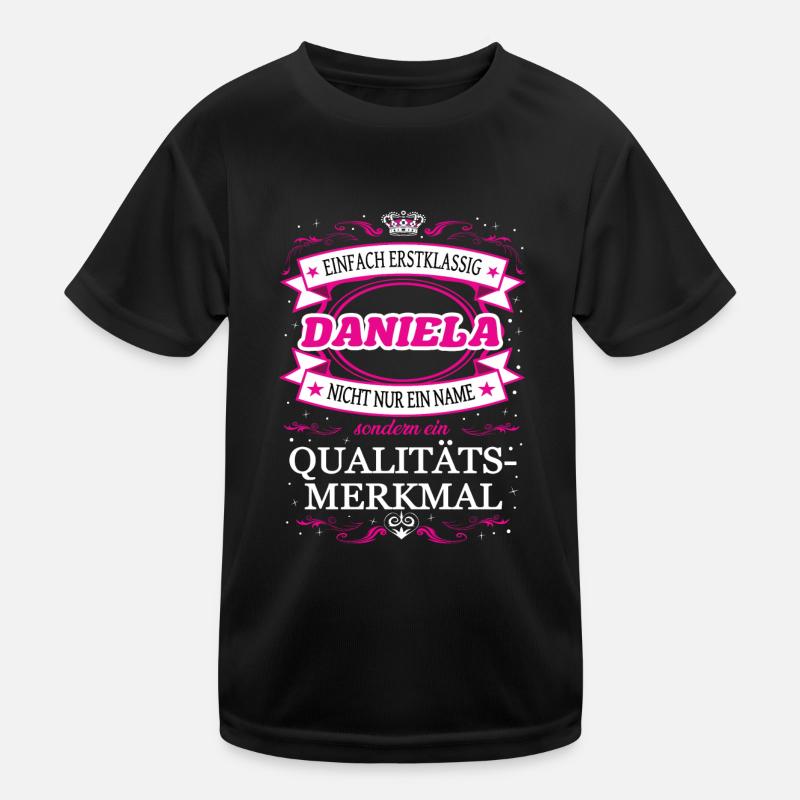 Qualitätsmerkmal Daniela einfach Erstklassig Kinder Funktions-T-Shirt