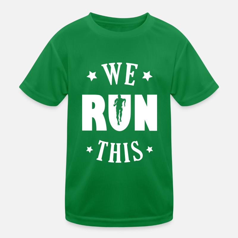 We Run This Kinder Funktions-T-Shirt