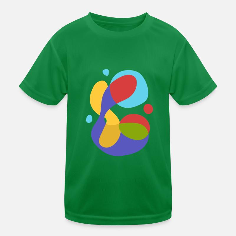 Vintage abstrait fluide T-shirt sport Enfant