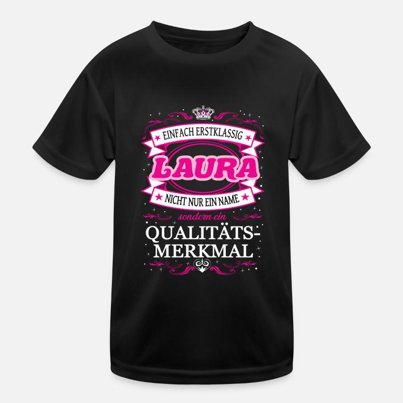 Qualitätsmerkmal Laura einfach Erstklassig Kinder Funktions-T-Shirt