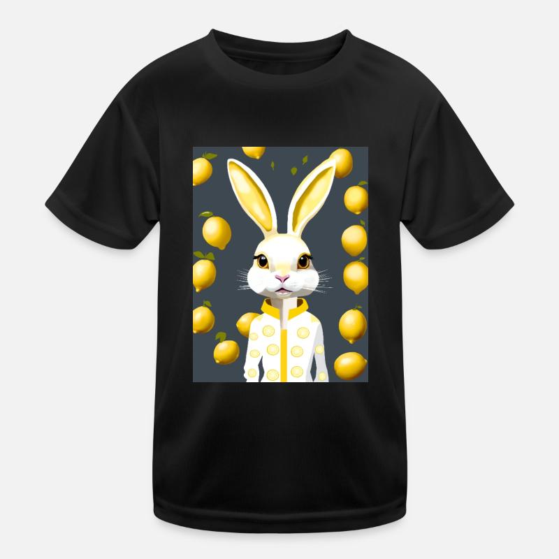 Citrus Bunny, Lemon Pop Glow Kinder Funktions-T-Shirt