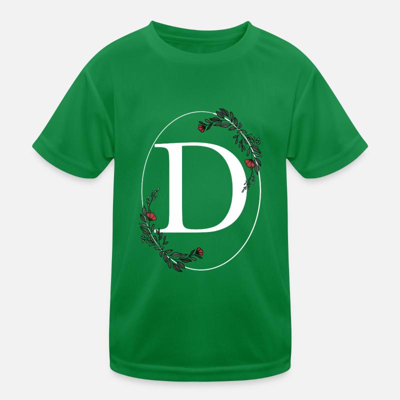 Buchstabe D Kinder Funktions-T-Shirt