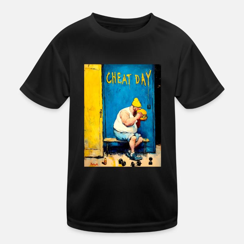 « Cheat Day » de van Gogh T-shirt sport Enfant
